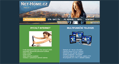 Desktop Screenshot of net-home.cz